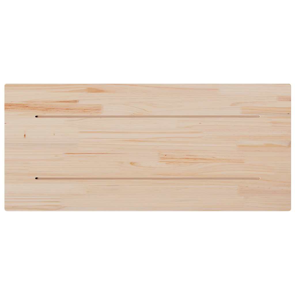 vidaXL Table Top 90x40x2.5 cm Rectangular Solid Wood Pine