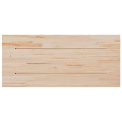 vidaXL Table Top 90x40x2.5 cm Rectangular Solid Wood Pine