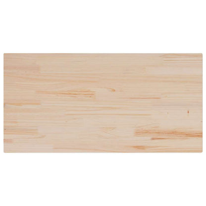 vidaXL Table Top 100x50x2.5 cm Rectangular Solid Wood Pine