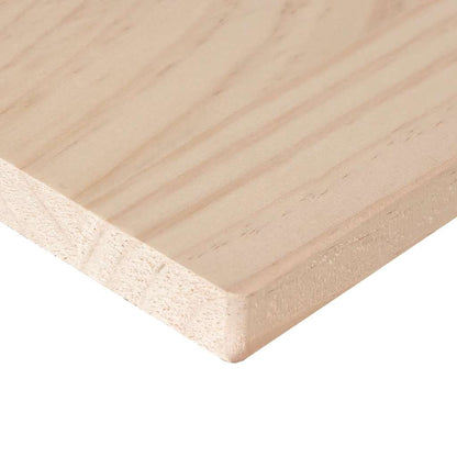 vidaXL Table Top 100x50x2.5 cm Rectangular Solid Wood Pine