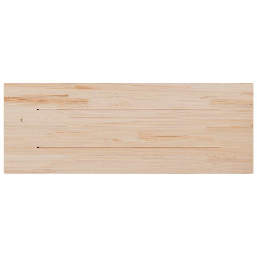 vidaXL Table Top 110x40x2.5 cm Rectangular Solid Wood Pine