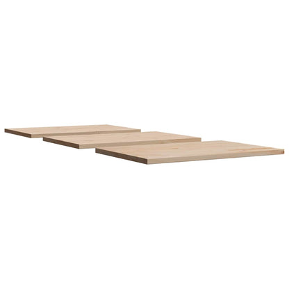 vidaXL Table Tops 3 pcs 80x53x2.5 cm Rectangular Solid Wood Pine