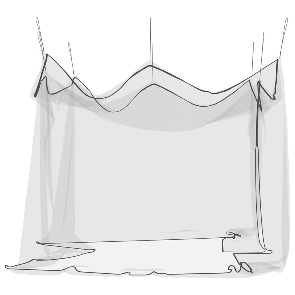 vidaXL Mosquito Net for Outdoor 220 Mesh Black 300x300x250 cm