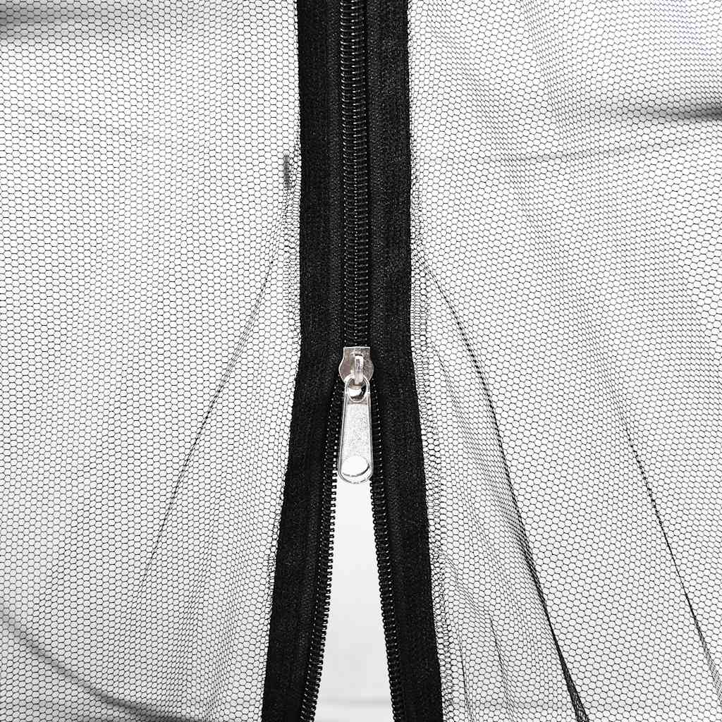 vidaXL Mosquito Net for Outdoor 220 Mesh Black 300x300x250 cm