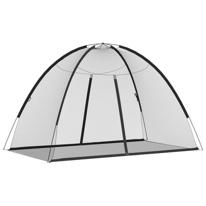 vidaXL Mosquito Net Mongolia with Doors 220 Mesh Black 200x120x130 cm