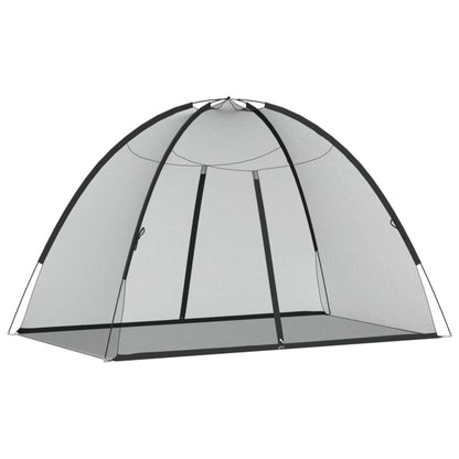 vidaXL Mosquito Net Mongolia with Doors 220 Mesh Black 200x120x130 cm