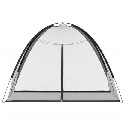 vidaXL Mosquito Net Mongolia with Doors 220 Mesh Black 200x150x140 cm