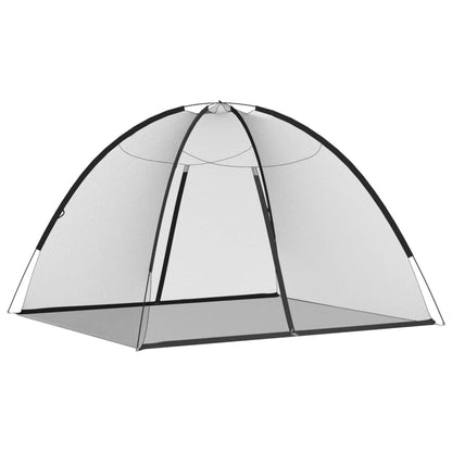 vidaXL Mosquito Net Mongolia with Doors 220 Mesh Black 200x180x135 cm