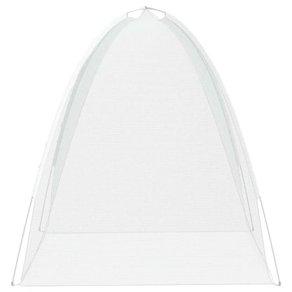 vidaXL Mosquito Net Mongolia with Doors 220 Mesh White 200x120x130 cm