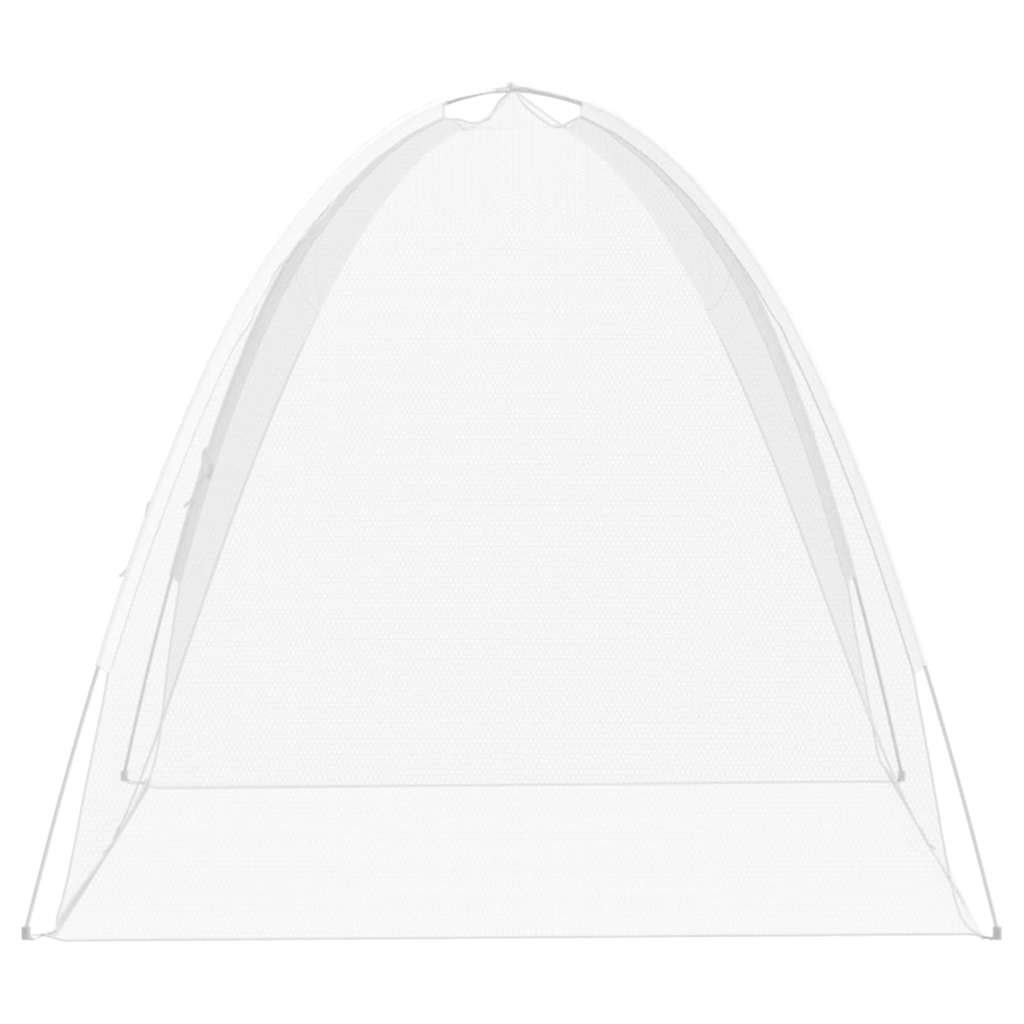 vidaXL Mosquito Net Mongolia with Doors 220 Mesh White 200x150x140 cm