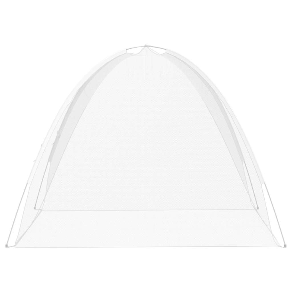 vidaXL Mosquito Net Mongolia with Doors 220 Mesh White 200x180x135 cm