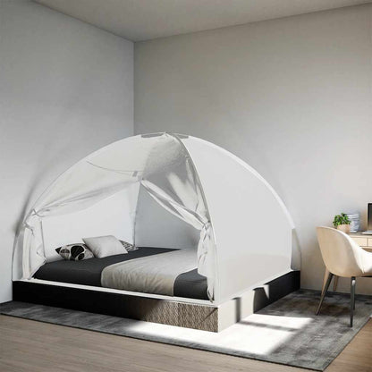 vidaXL Mosquito Net Mongolia with Doors 220 Mesh White 200x180x135 cm