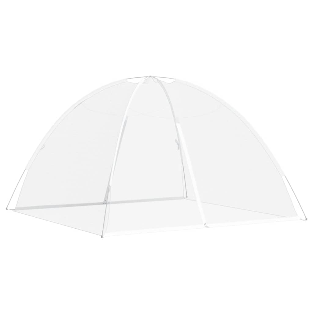 vidaXL Mosquito Net Mongolia with Doors 220 Mesh White 200x200x135 cm