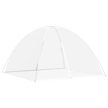 vidaXL Mosquito Net Mongolia with Doors 220 Mesh White 200x200x135 cm