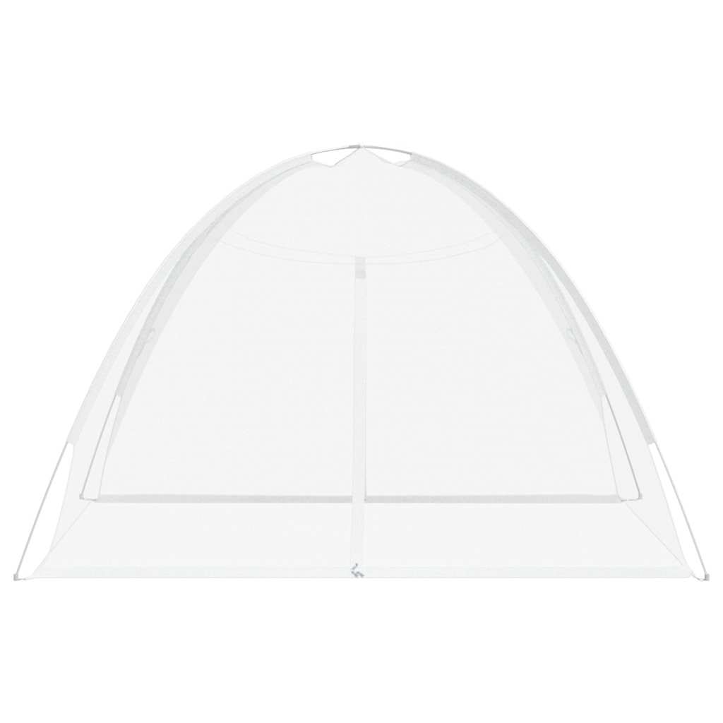 vidaXL Mosquito Net Mongolia with Doors 220 Mesh White 200x200x135 cm