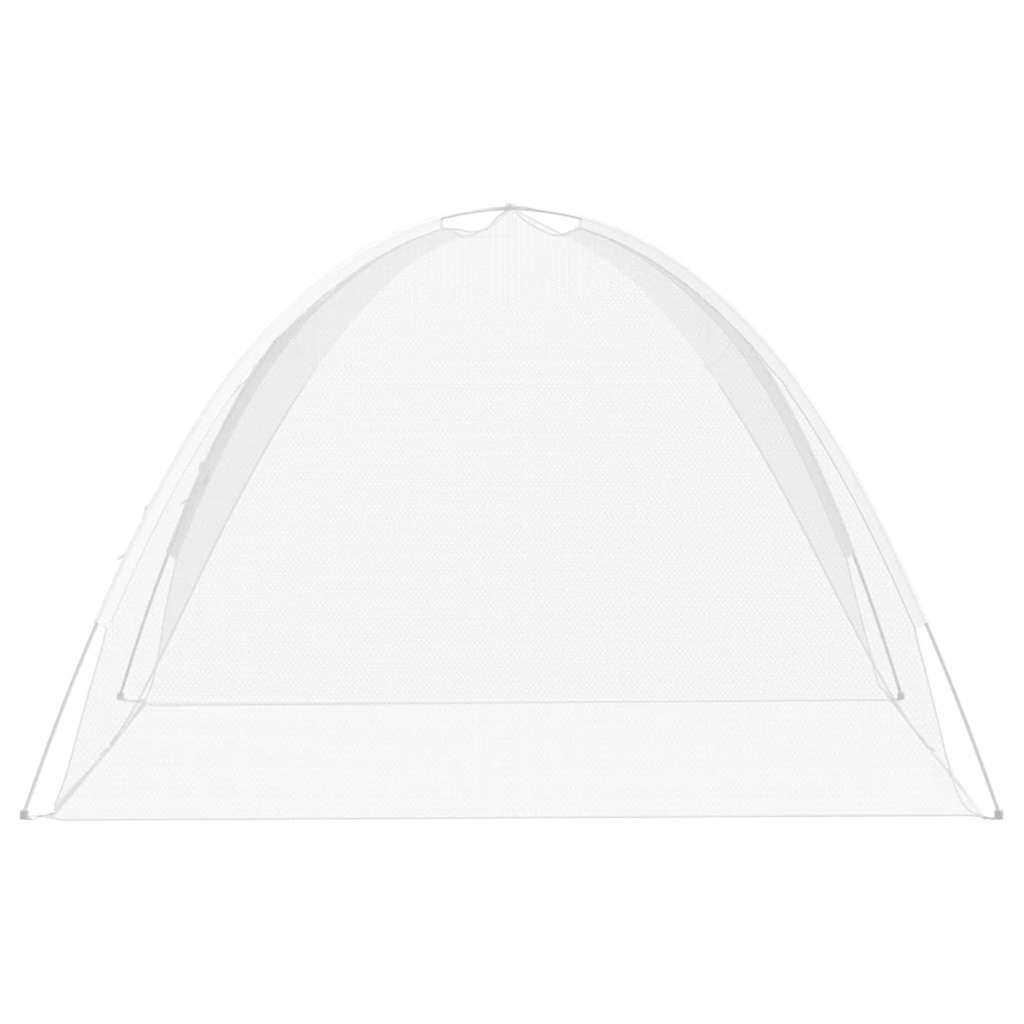 vidaXL Mosquito Net Mongolia with Doors 220 Mesh White 200x200x135 cm