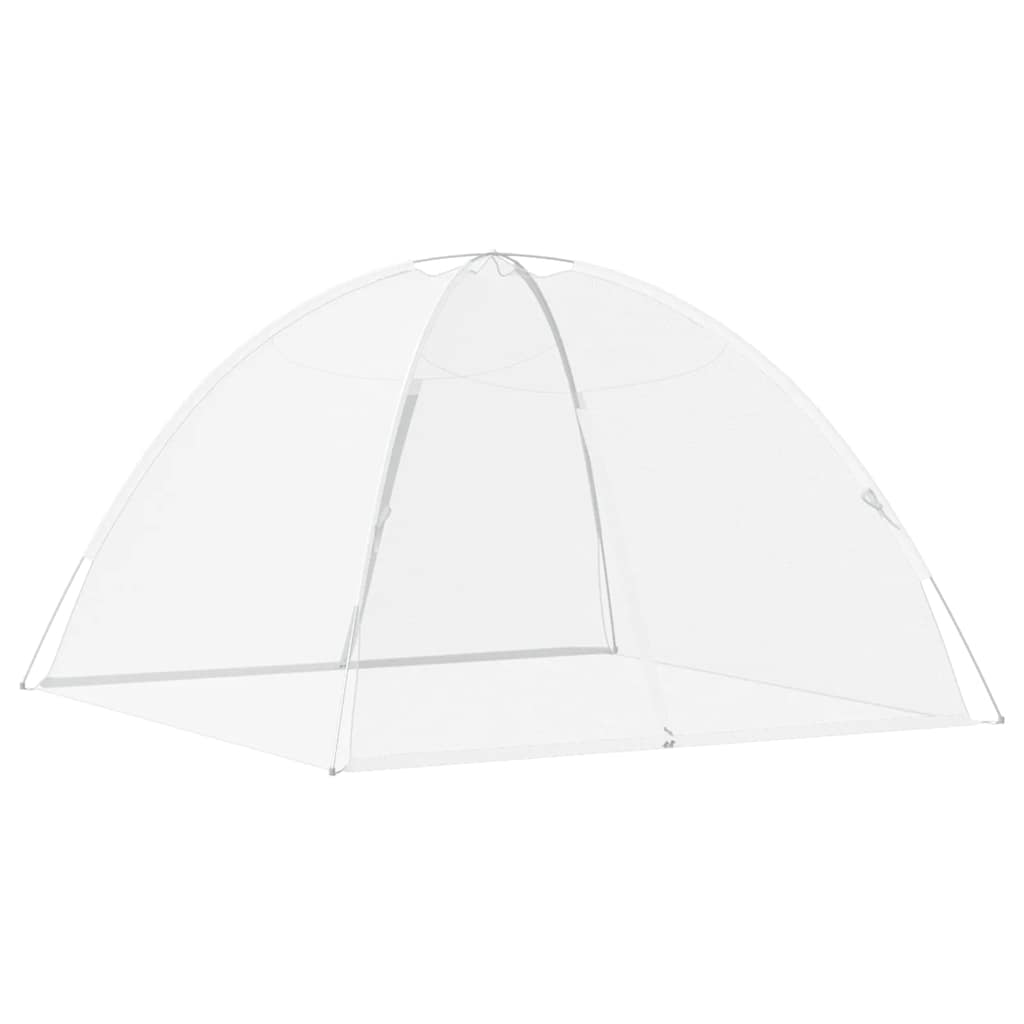 vidaXL Mosquito Net Mongolia with Doors 220 Mesh White 200x200x135 cm
