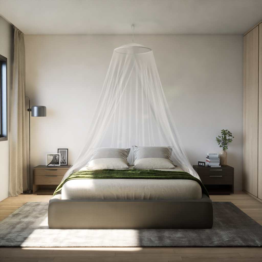 vidaXL Mosquito Net for Bed A-Shape 156 mesh 850 cm Polyester