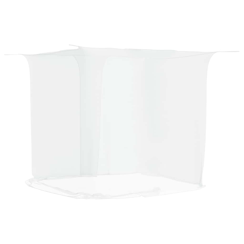 vidaXL Hanging Mosquito Net 156 Mesh White 220x120x150 cm
