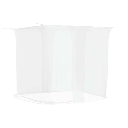 vidaXL Hanging Mosquito Net 156 Mesh White 220x150x180 cm