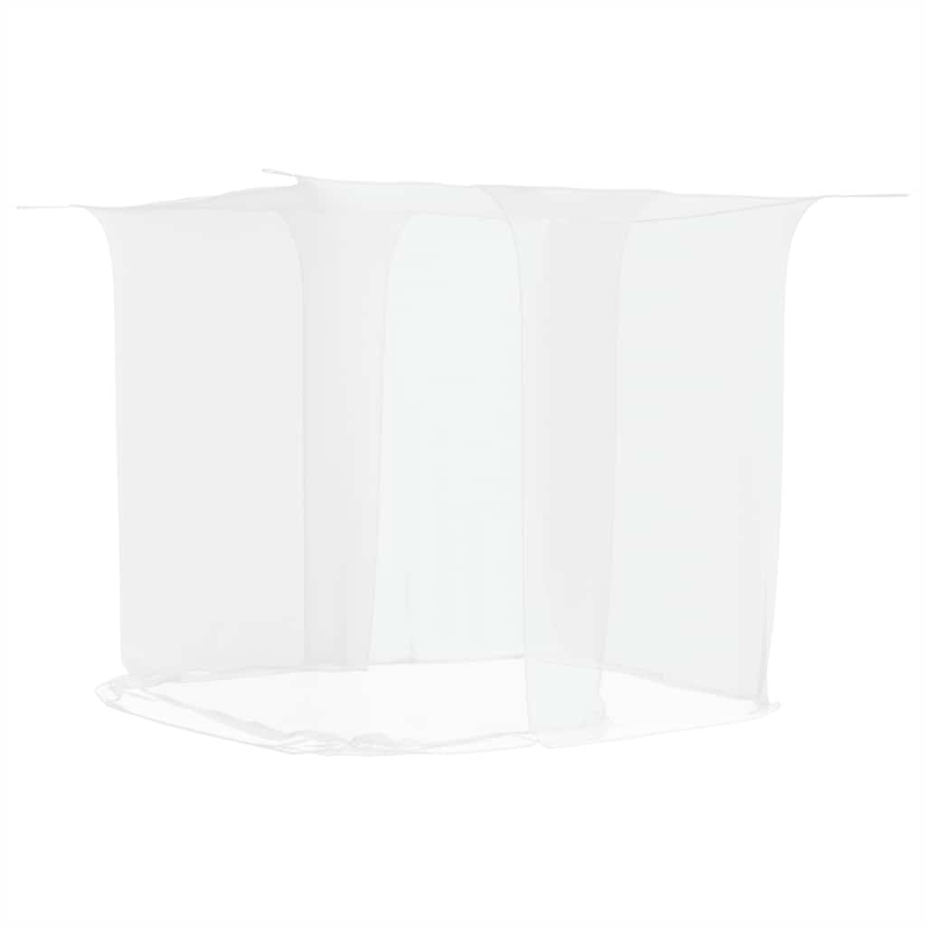 vidaXL Hanging Mosquito Net 156 Mesh White 220x180x180 cm