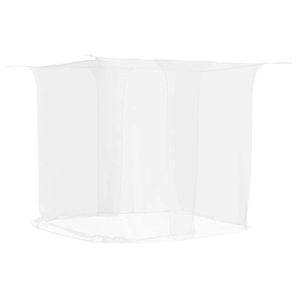 vidaXL Hanging Mosquito Net 156 Mesh White 220x200x210 cm