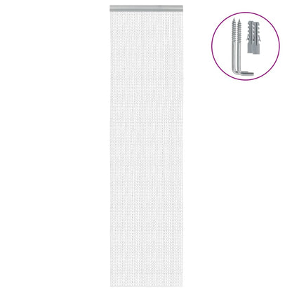 vidaXL Chain Door Fly Screen 56x202 cm Aluminium