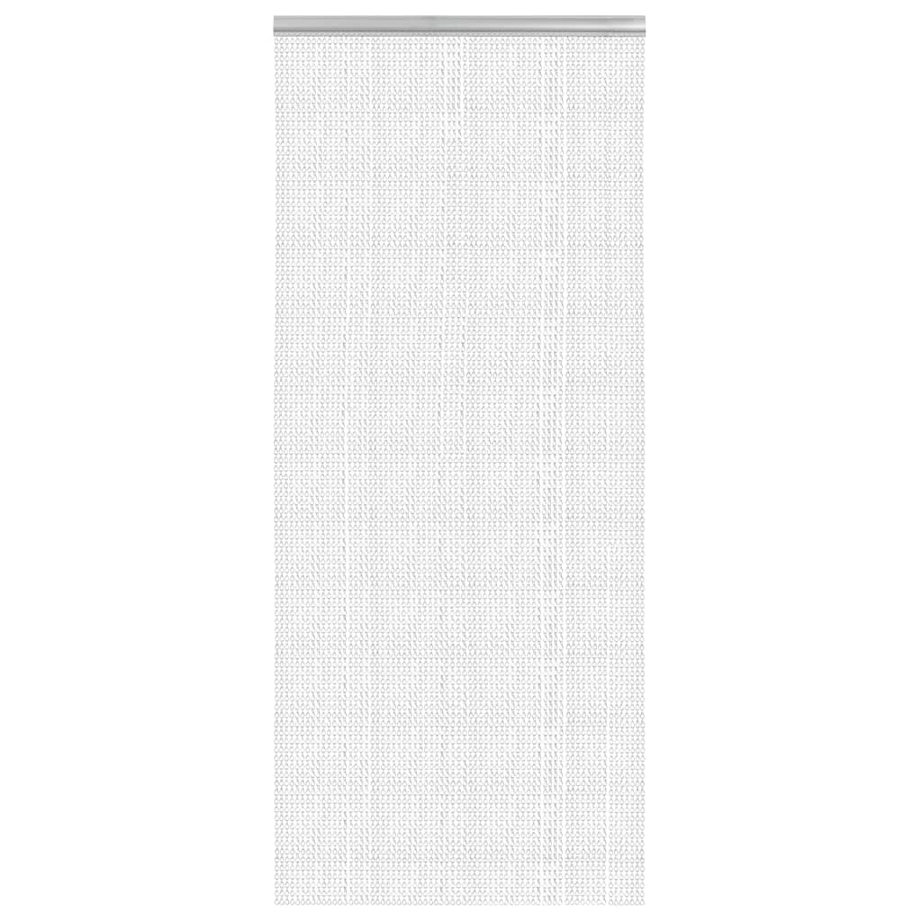 vidaXL Chain Door Fly Screen 90x200 cm Aluminium