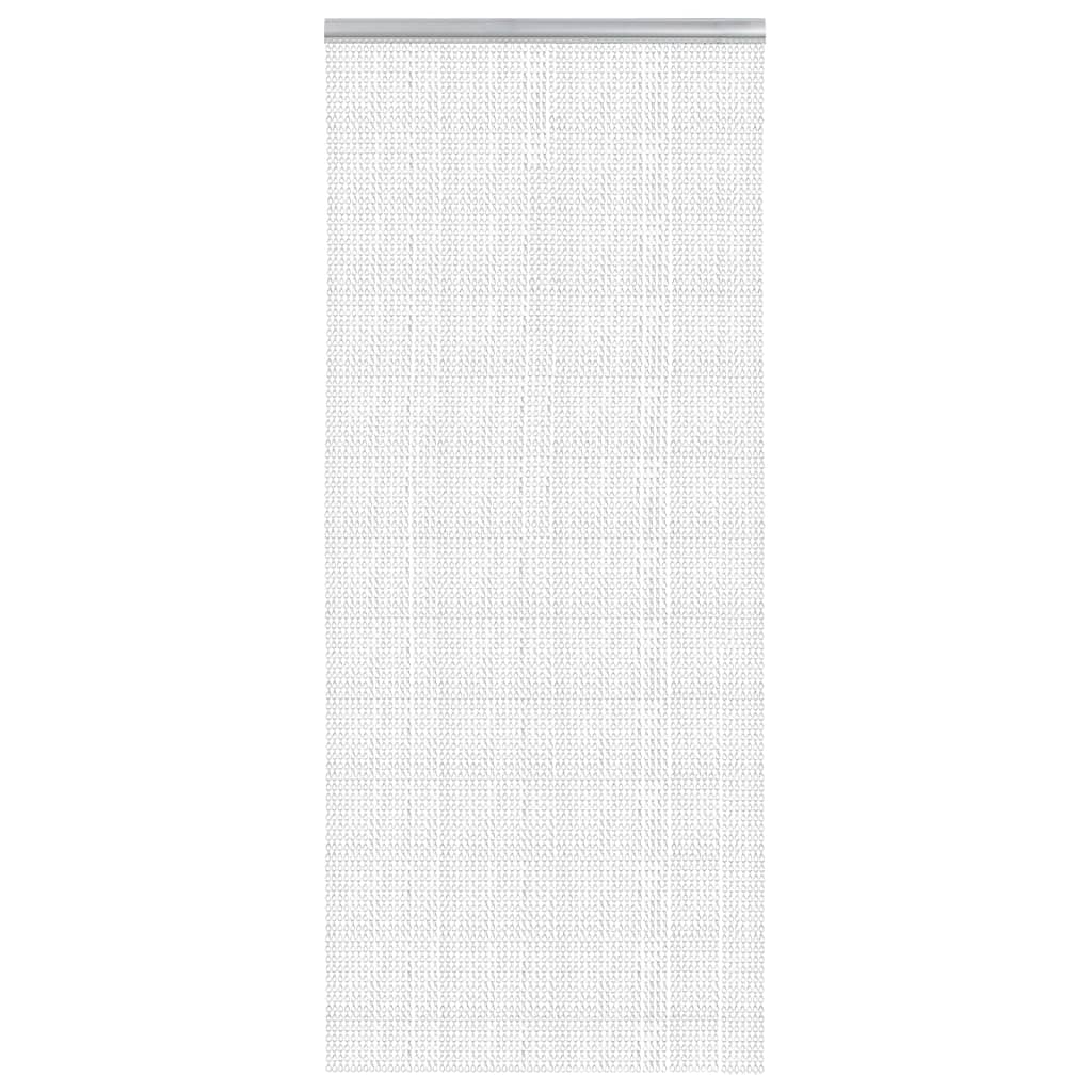 vidaXL Chain Door Fly Screen 90x220 cm Aluminium