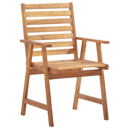 vidaXL 6 Piece Garden Dining Set Solid Wood Acacia