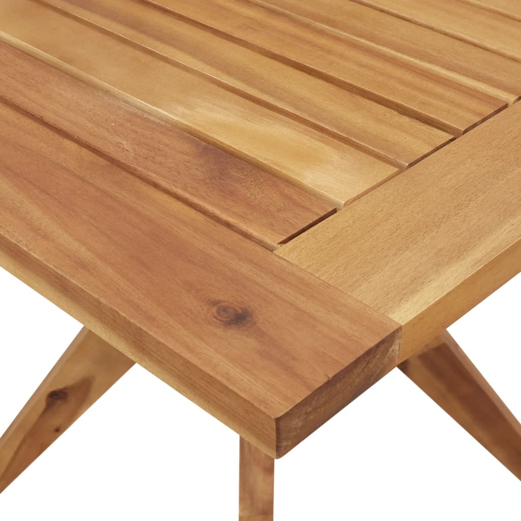 vidaXL 3 Piece Garden Dining Set Solid Wood Acacia