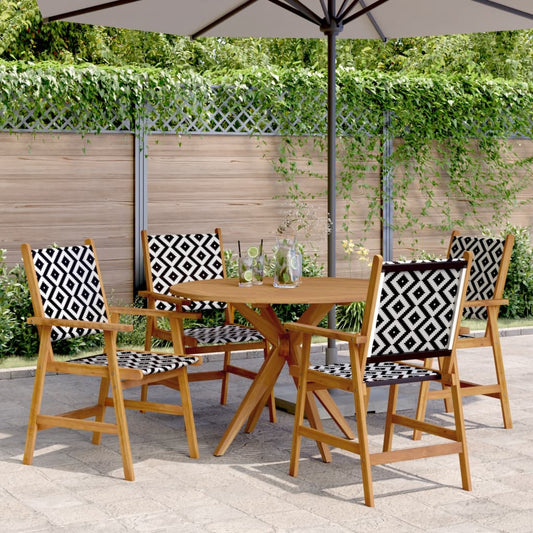 vidaXL Garden Dining Set | Natural wood | Solid Acacia Wood | Standard | Durable