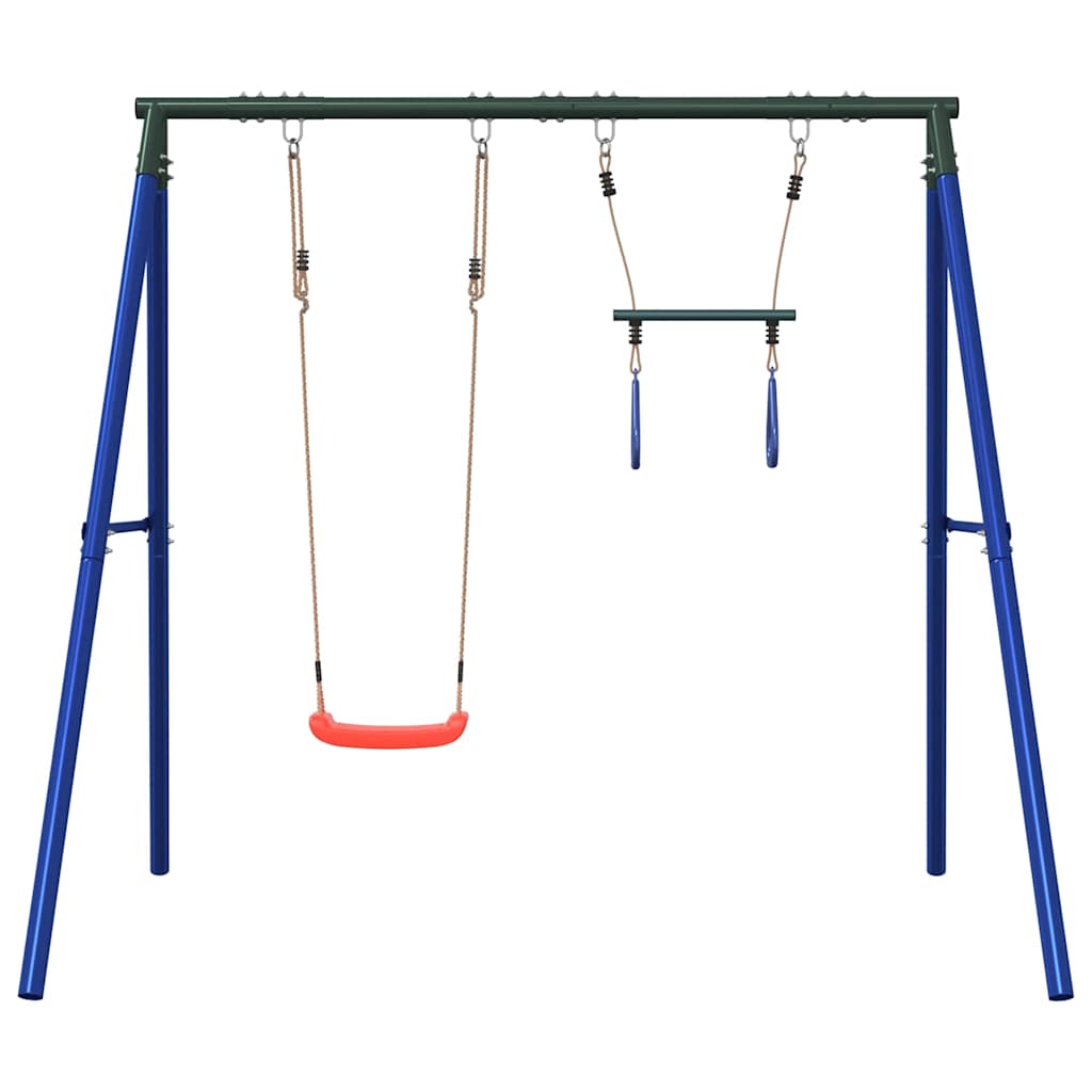 vidaXL Outdoor Swing Set with Swing and Trapeze
