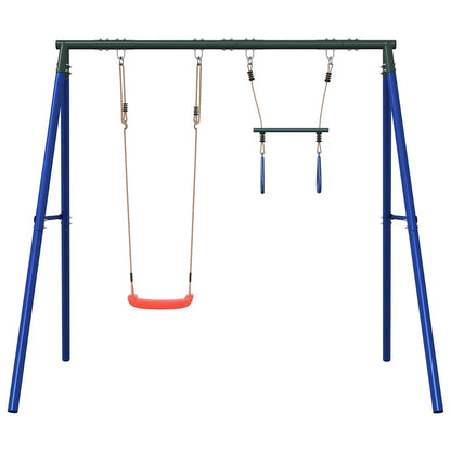 vidaXL Outdoor Swing Set with Swing and Trapeze