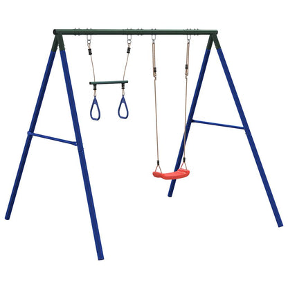 vidaXL Outdoor Swing Set with Swing and Trapeze