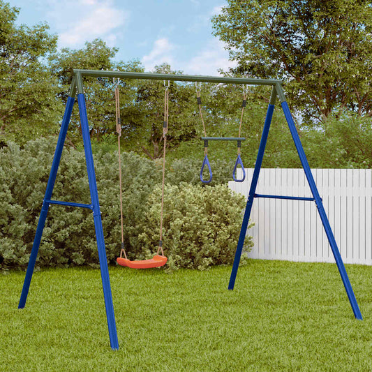 vidaXL Outdoor Swing Set with Swing and Trapeze