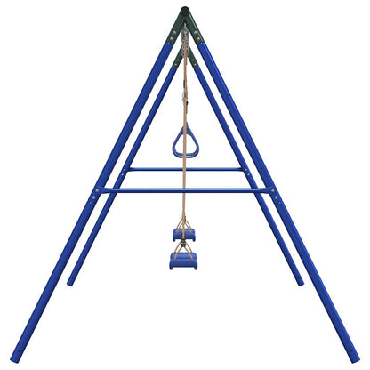 vidaXL Outdoor Swing Set with Swings and Trapeze