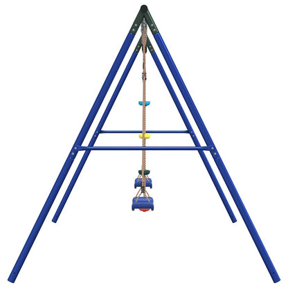 vidaXL Outdoor Swing Set with Swings and Disc Swing