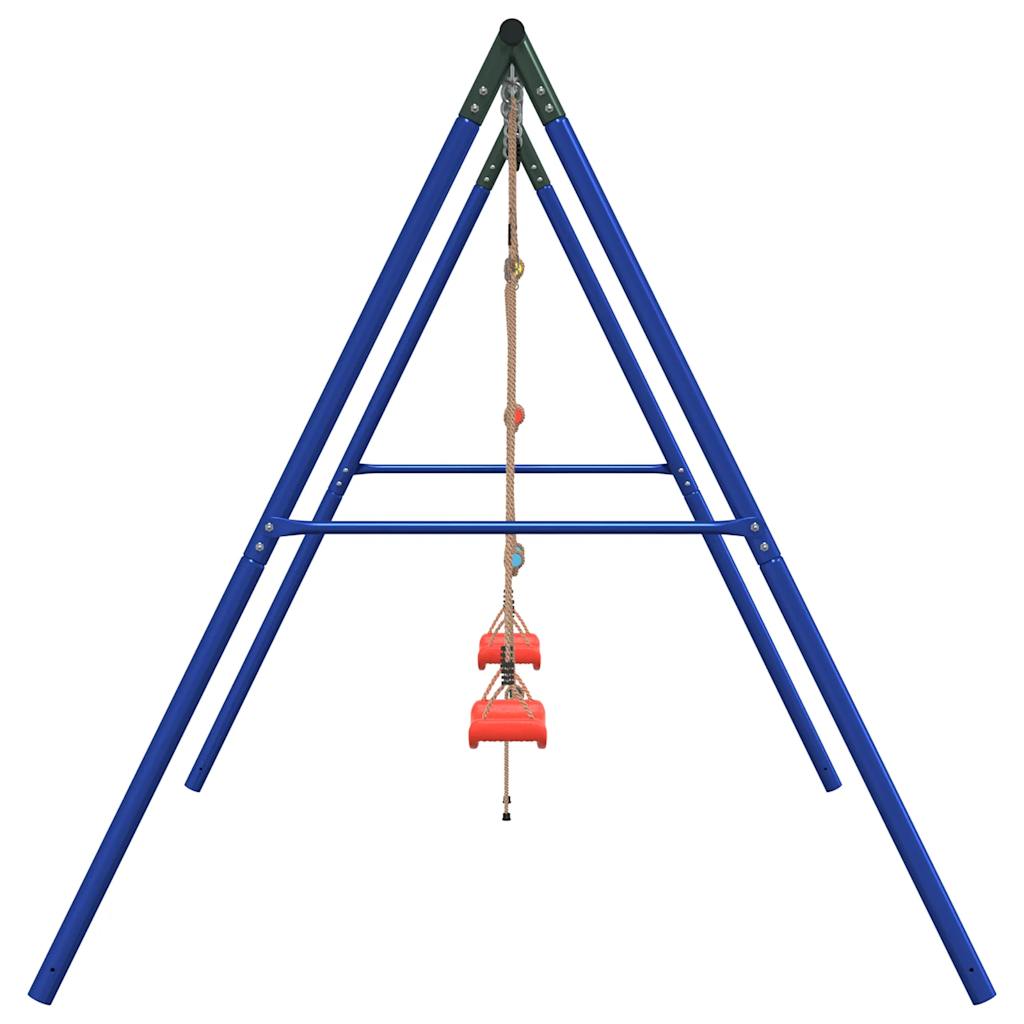 vidaXL Outdoor Swing Set with Swings and Ladder