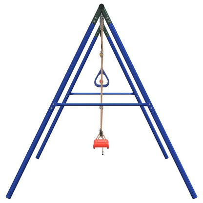 vidaXL Outdoor Swing Set with Swing, Trapeze, Ladder