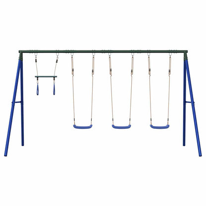 vidaXL Outdoor Swing Set with Swings and Trapeze