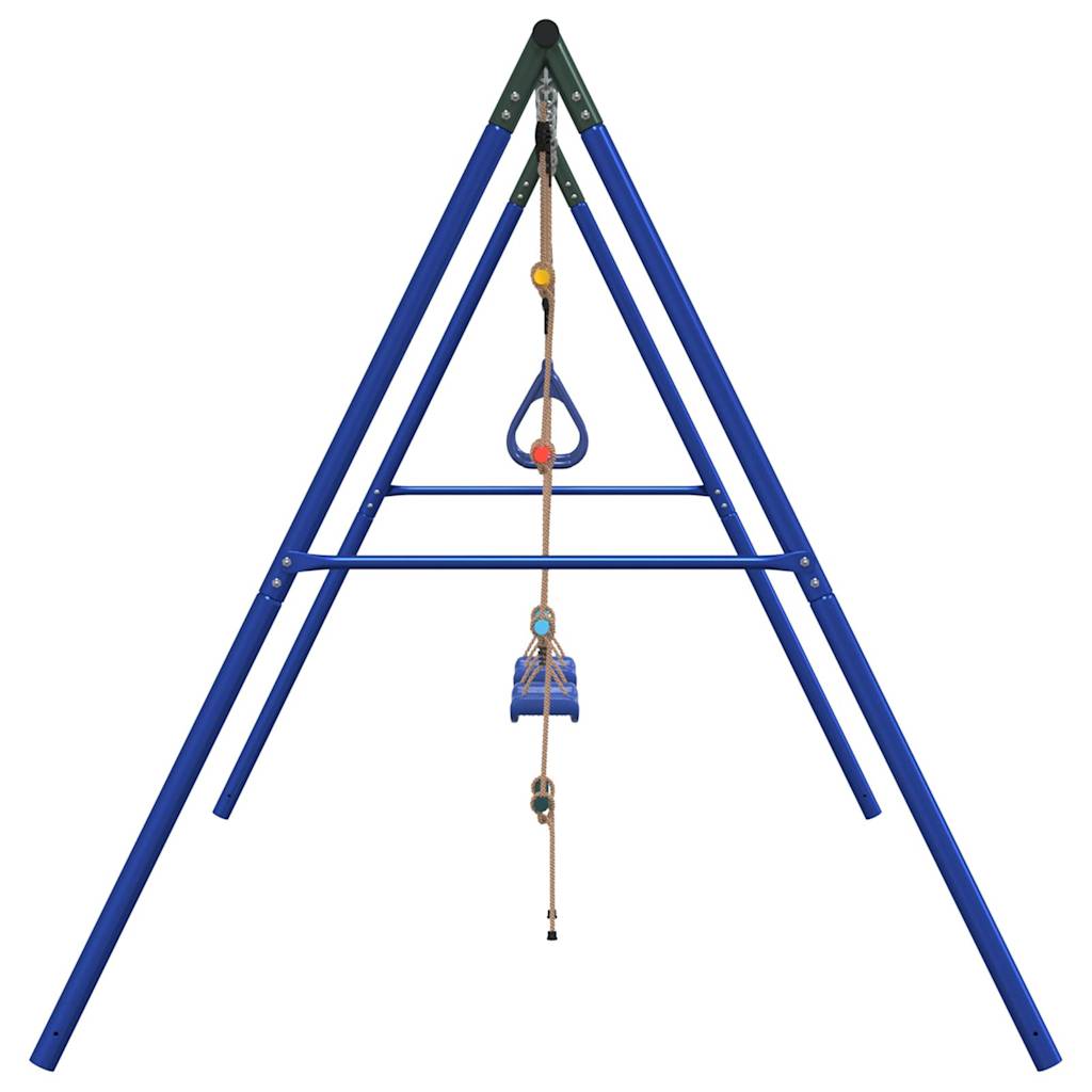 vidaXL Outdoor Swing Set with Swings, Trapeze, Ladder