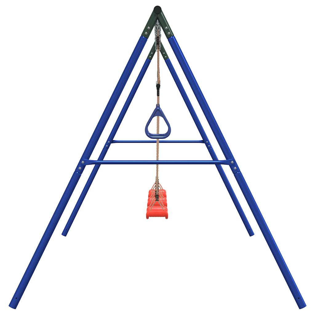 vidaXL Outdoor Swing Set with Swings and Trapeze