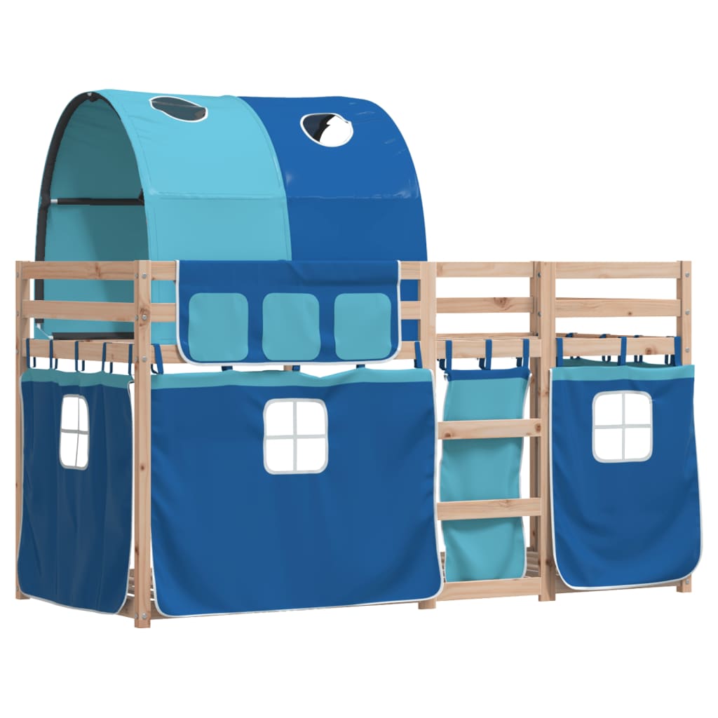 vidaXL Bunk Bed without Mattress Blue 80x200 cm Solid Wood Pine