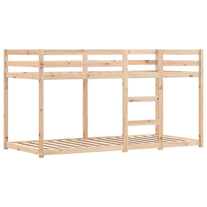 vidaXL Bunk Bed without Mattress Pink 80x200 cm Solid Wood Pine