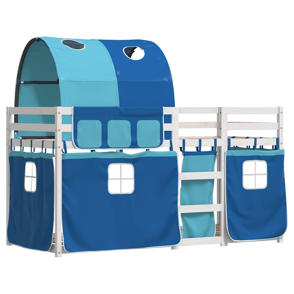 vidaXL Bunk Bed without Mattress Blue 80x200 cm Solid Wood Pine