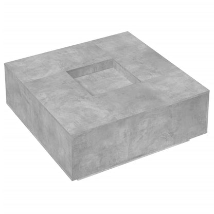 vidaXL Coffee Table Concrete Grey 100x100x40 cm Engineered Wood