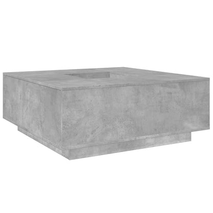 vidaXL Coffee Table Concrete Grey 100x100x40 cm Engineered Wood