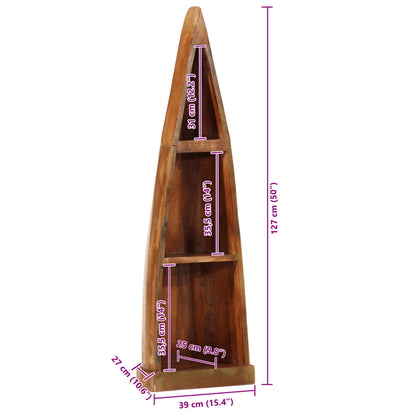 vidaXL Boat Cabinet 39x27x127 cm Solid Wood Reclaimed