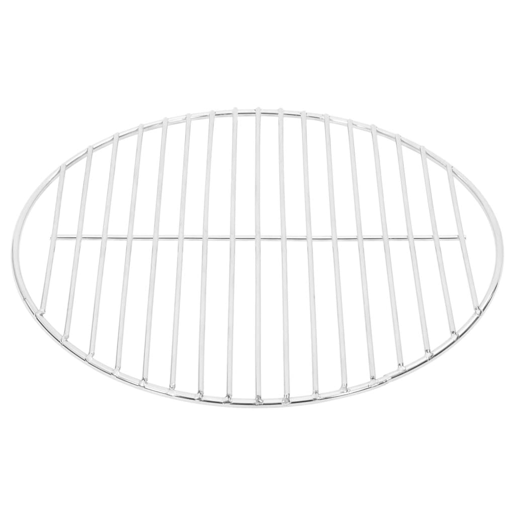vidaXL BBQ Grill Grate Round Ø34.5 cm 304 Stainless Steel